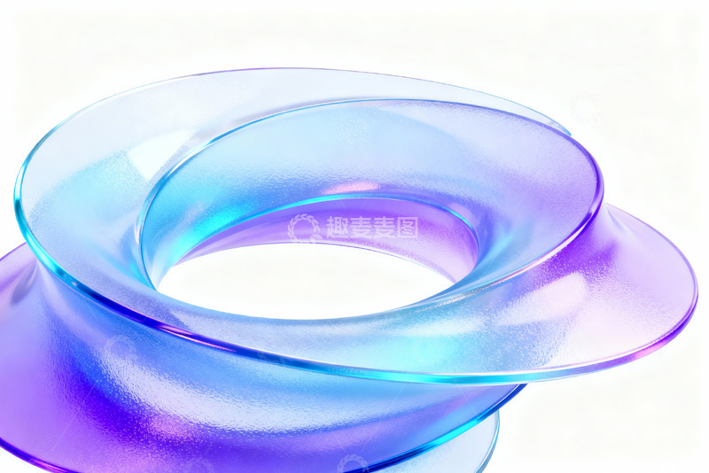 高清大图下载【趣麦麦图】螺旋蓝紫渐变背景