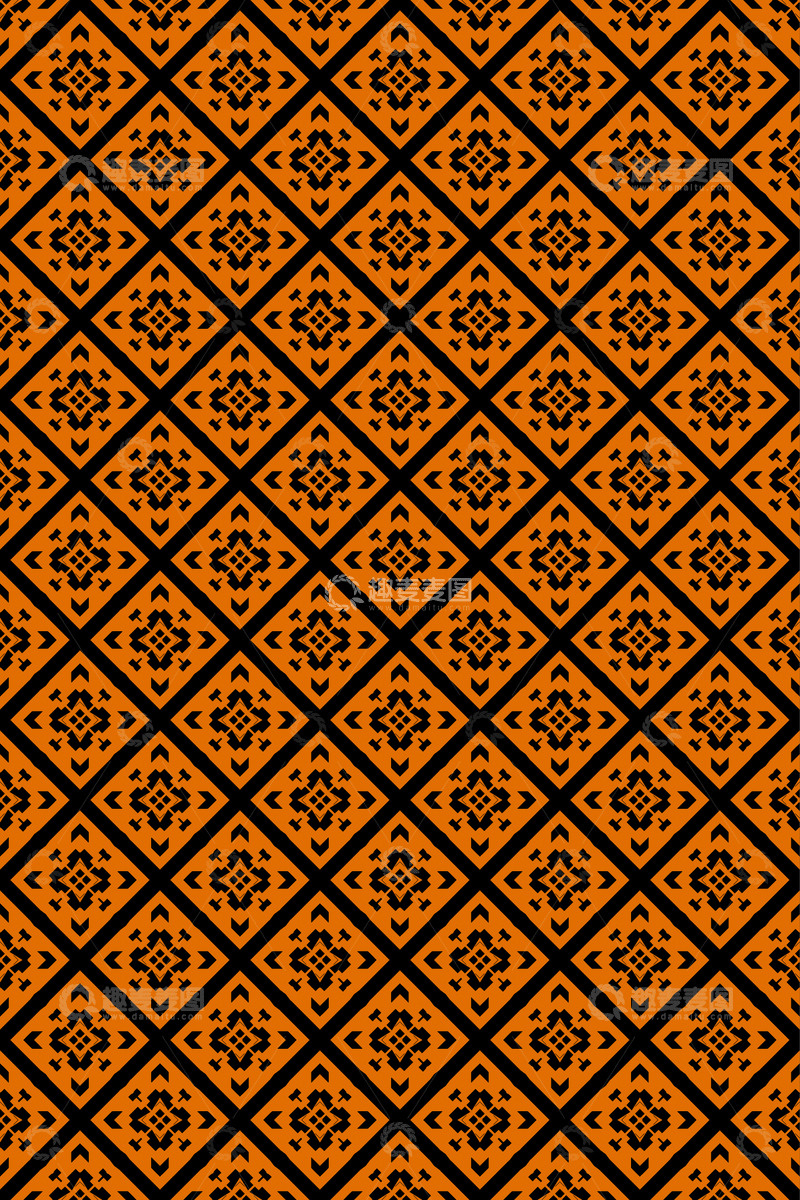 源文件下载【趣麦麦图】几何无缝花纹32