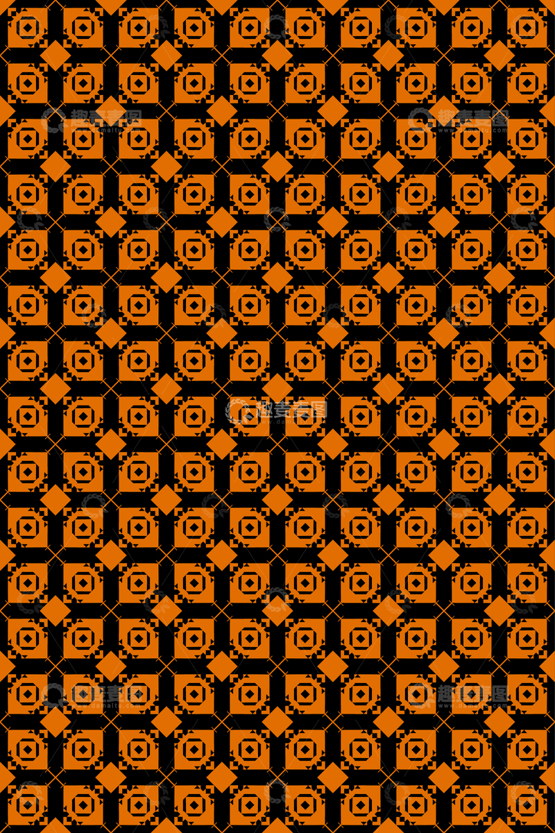 源文件下载【趣麦麦图】几何无缝花纹58