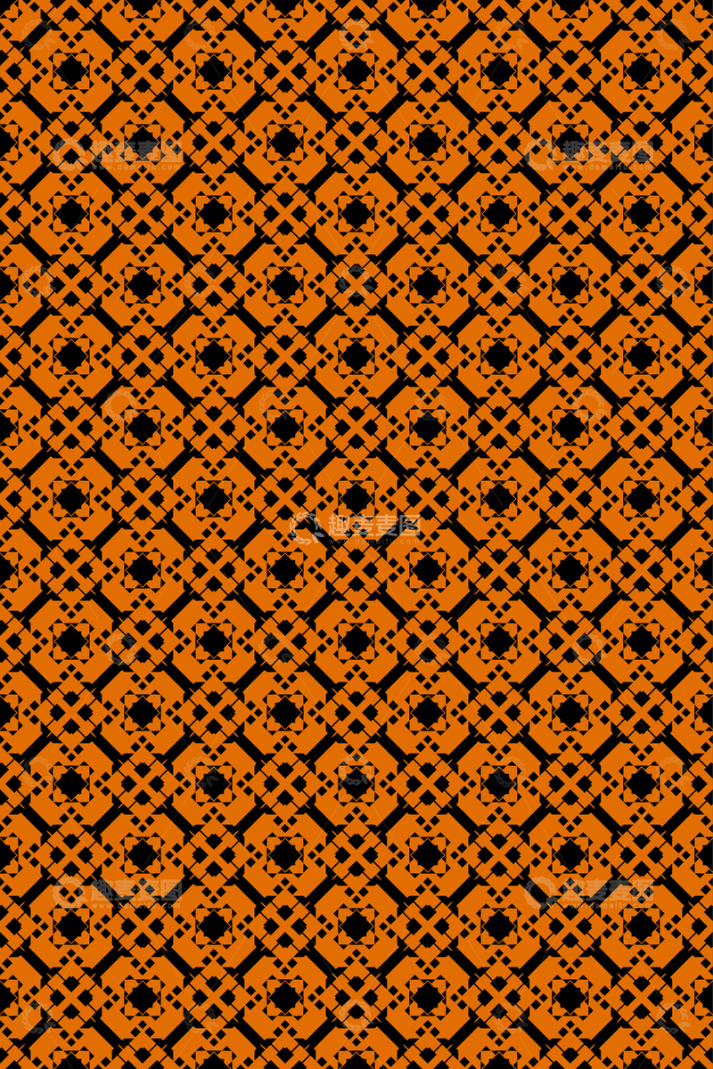 源文件下载【趣麦麦图】几何无缝花纹33