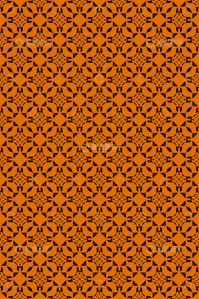源文件下载【趣麦麦图】几何无缝花纹41