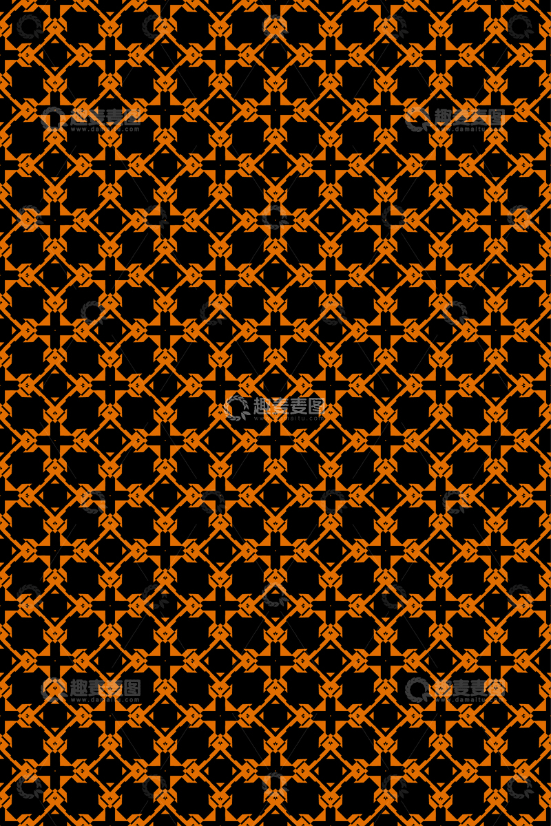 源文件下载【趣麦麦图】几何无缝花纹49
