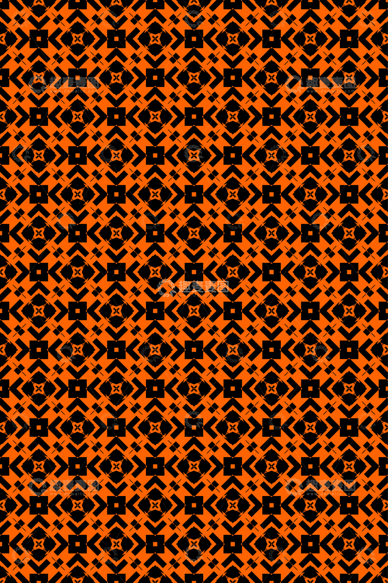 源文件下载【趣麦麦图】几何无缝花纹28