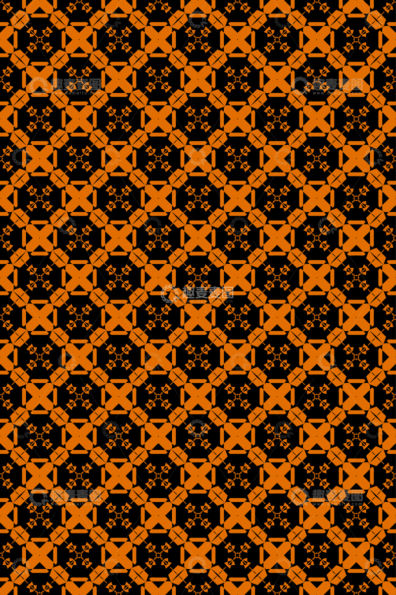 源文件下载【趣麦麦图】几何无缝花纹86