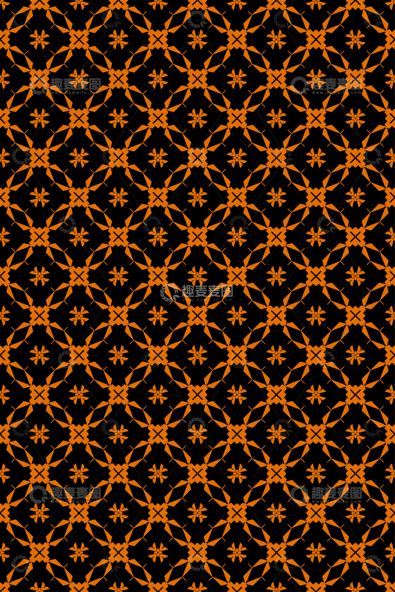 源文件下载【趣麦麦图】几何无缝花纹80