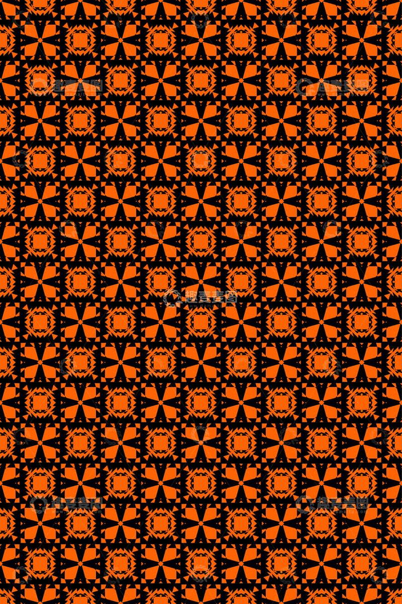 源文件下载【趣麦麦图】几何无缝花纹81