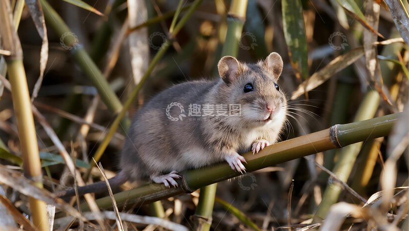 高清大图下载【趣麦麦图】竹林里面的竹鼠