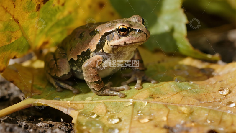 高清大图下载【趣麦麦图】中华大蟾蜍实拍摄影