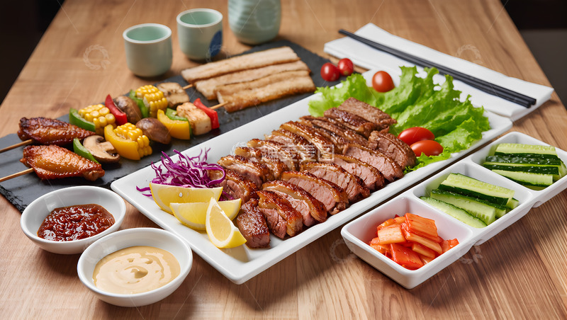 高清大图下载【趣麦麦图】-创意美食麻辣毛肚摄影图