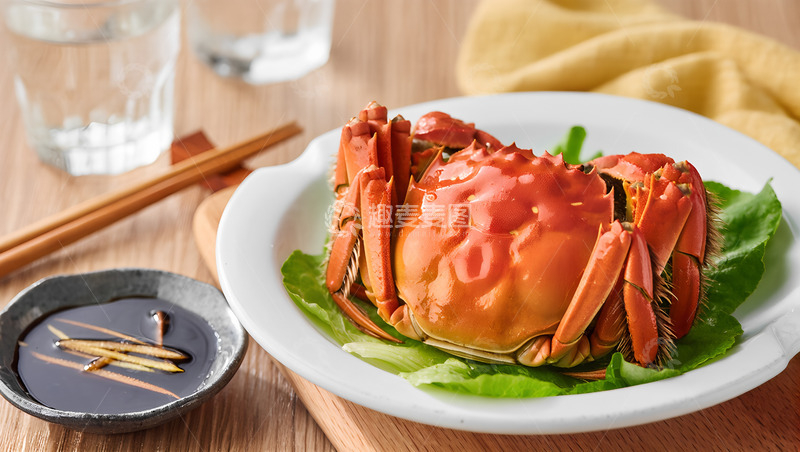 高清大图下载【趣麦麦图】-创意美味大闸蟹美食摄影