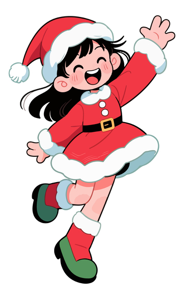 圣诞节开心女孩2