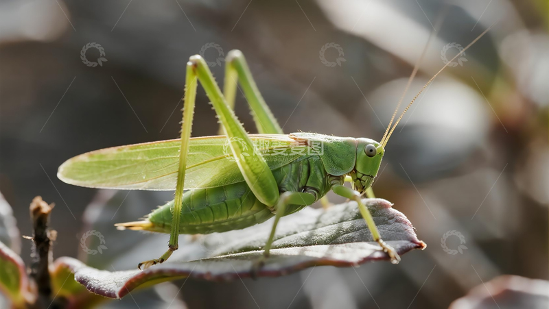 高清大图下载【趣麦麦图】生物百科昆虫之螽斯