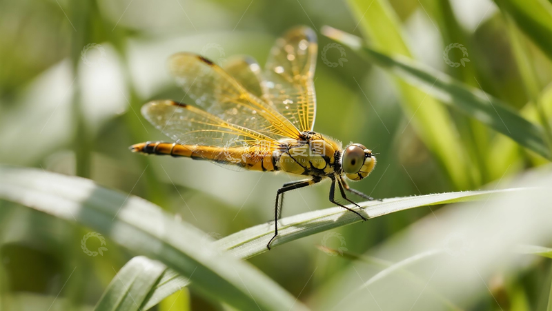 高清大图下载【趣麦麦图】生物百科昆虫之蜻蜓