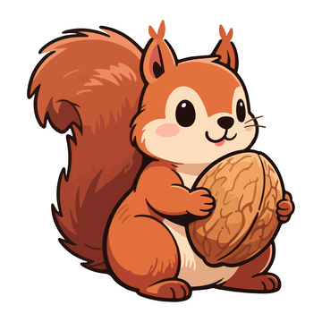 可爱的小松鼠2