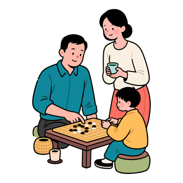 爸爸教孩子下棋2