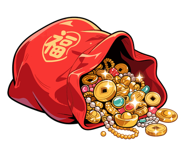 春节喜庆装饰物福袋