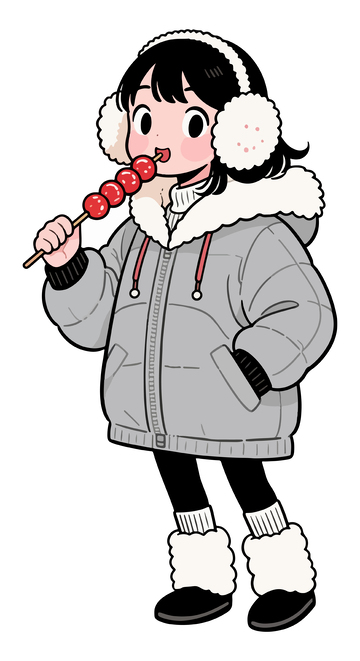 吃糖葫芦的女孩