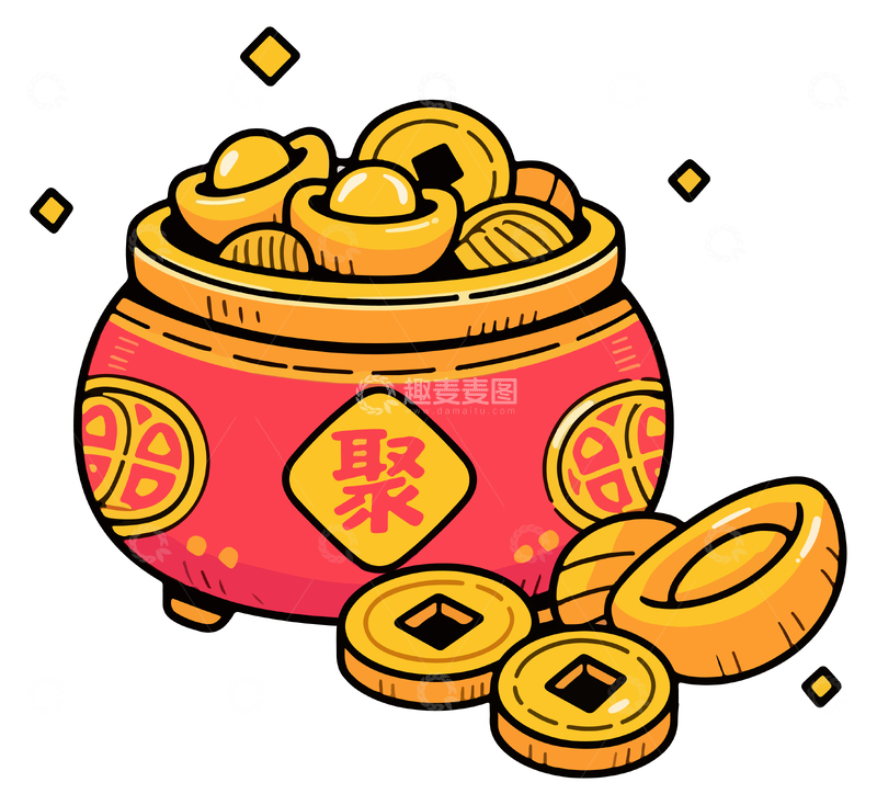 春节喜庆聚宝盆4