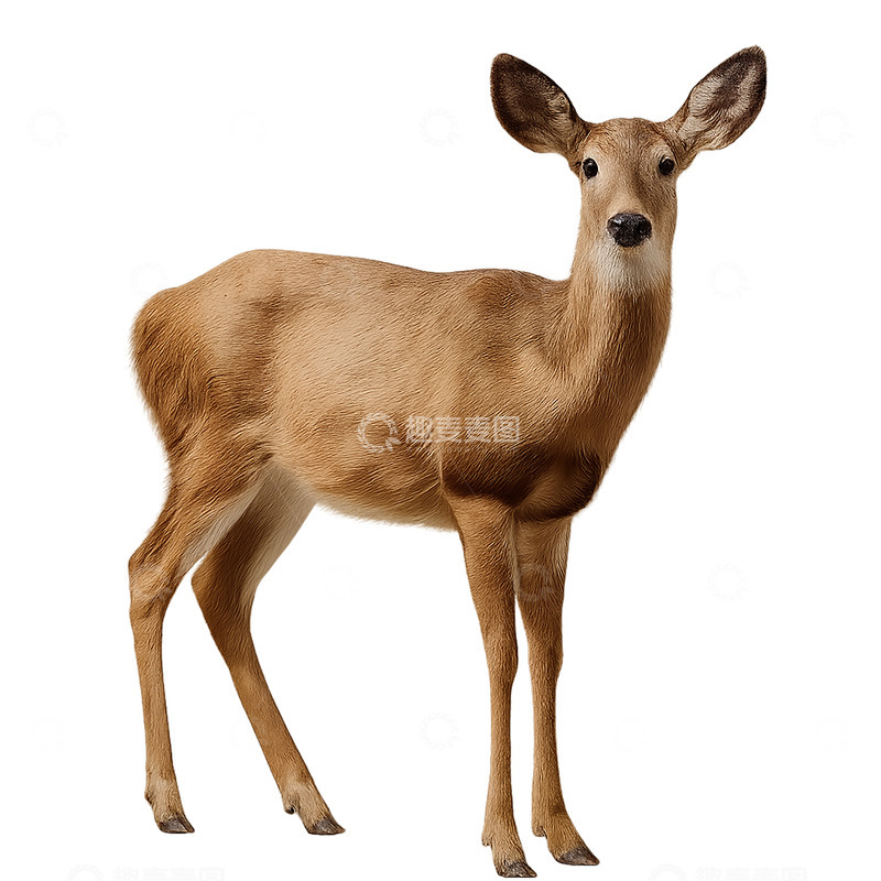 高清大图下载【趣麦麦图】-一只优雅的鹿