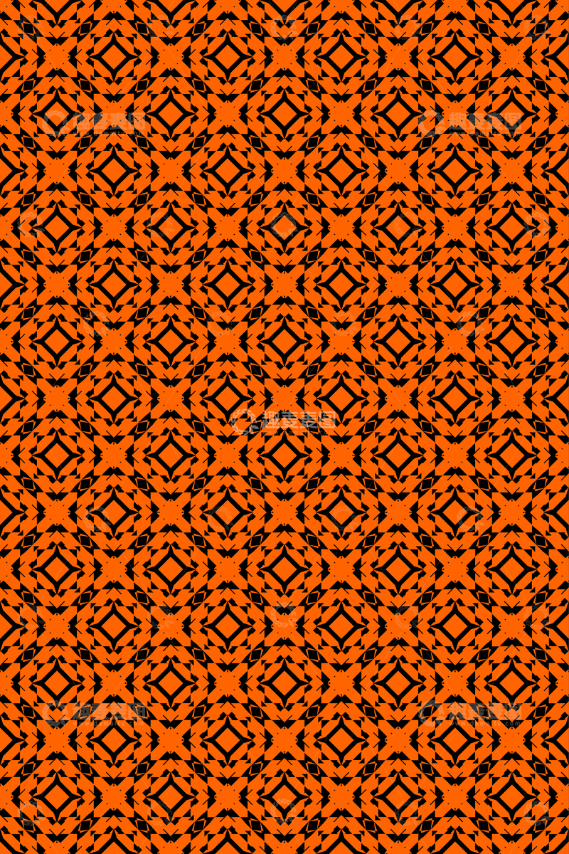 源文件下载【趣麦麦图】大牌风复古几何花型无缝设计118