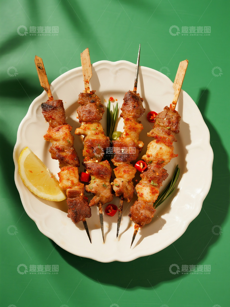 高清大图下载【趣麦麦图】烧烤烤串美食摄影