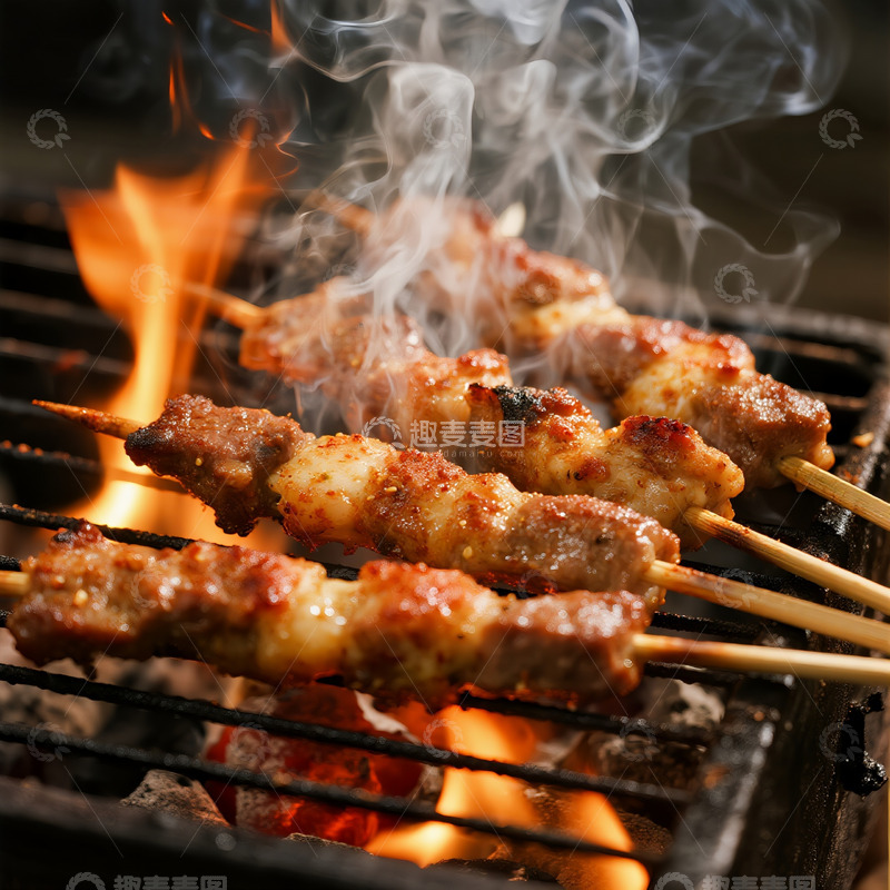 高清大图下载【趣麦麦图】烧烤烤串美食摄影