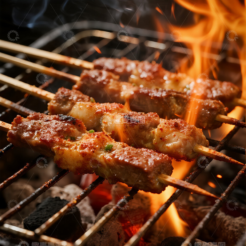 高清大图下载【趣麦麦图】烧烤烤串美食摄影