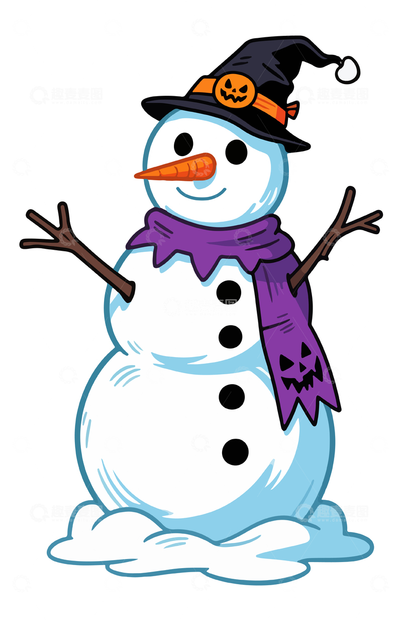万圣节装扮雪人5