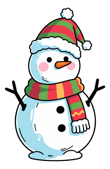 圣诞节装扮的雪人2