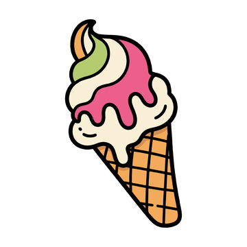 一个雪糕冰淇淋