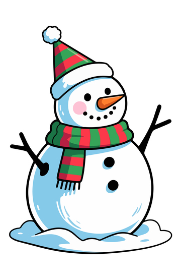 圣诞节装扮的雪人3