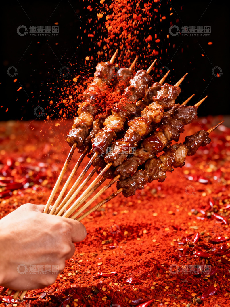高清大图下载【趣麦麦图】烧烤 烤肉 摄影 辣椒
