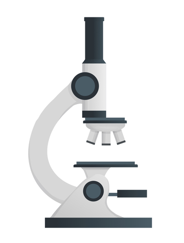 简约风显微镜医学插画
