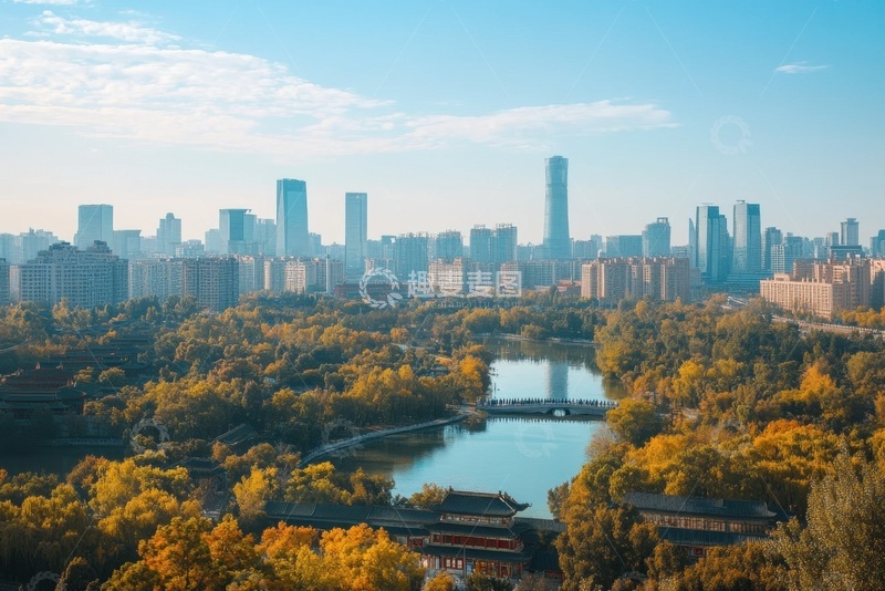高清大图下载【趣麦麦图】城市高楼建筑自然美景