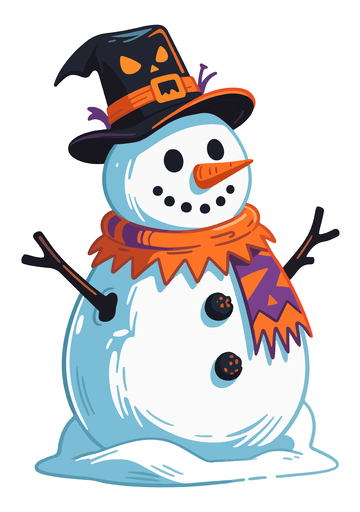 万圣节装扮雪人4