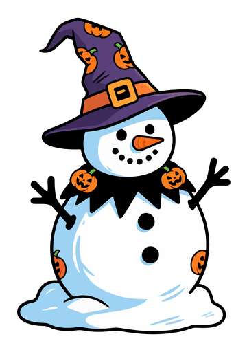 万圣节装扮雪人2