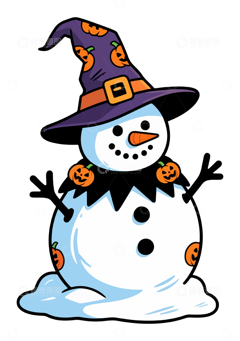 万圣节装扮雪人2