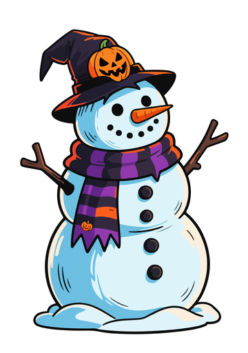万圣节装扮雪人6