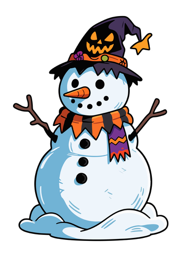 万圣节装扮雪人3