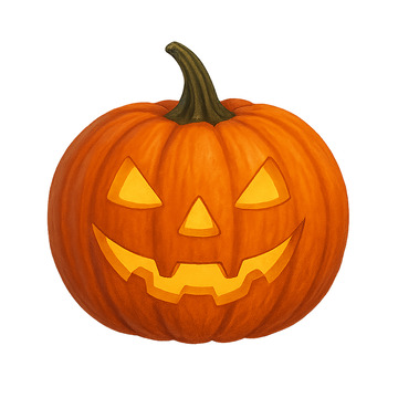 万圣节南瓜灯雕刻图案