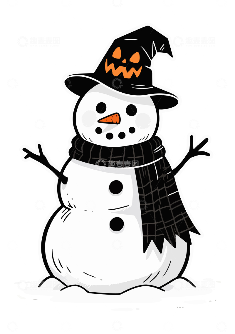 万圣节装扮雪人7