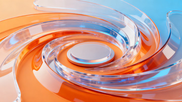 不规则螺旋抽象流动感渐变背景