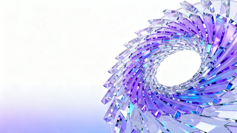 高清大图下载【趣麦麦图】蓝紫色发布会海报背景