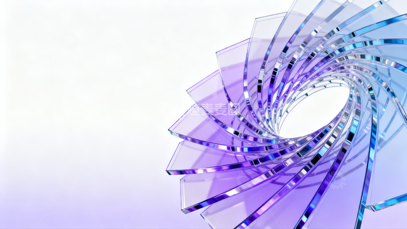 高清大图下载【趣麦麦图】蓝紫色发布会海报背景