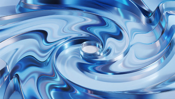 不规则螺旋抽象流动感渐变背景