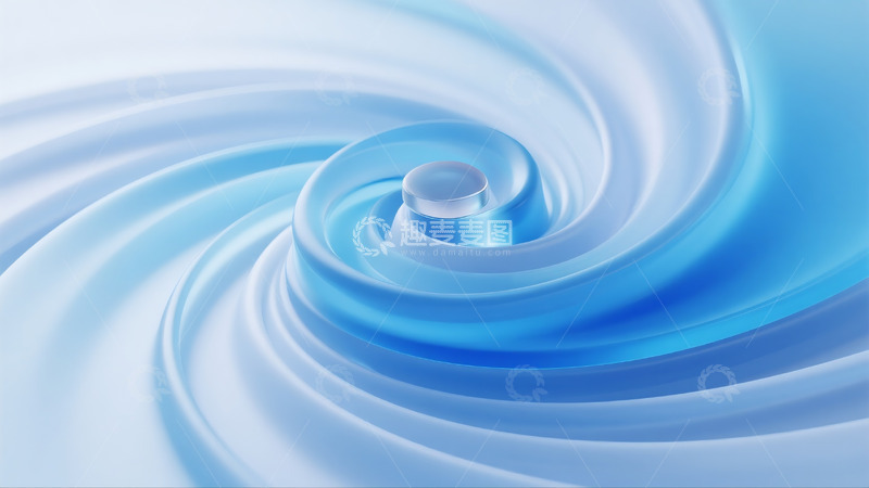 高清大图下载【趣麦麦图】不规则螺旋抽象流动感渐变背景