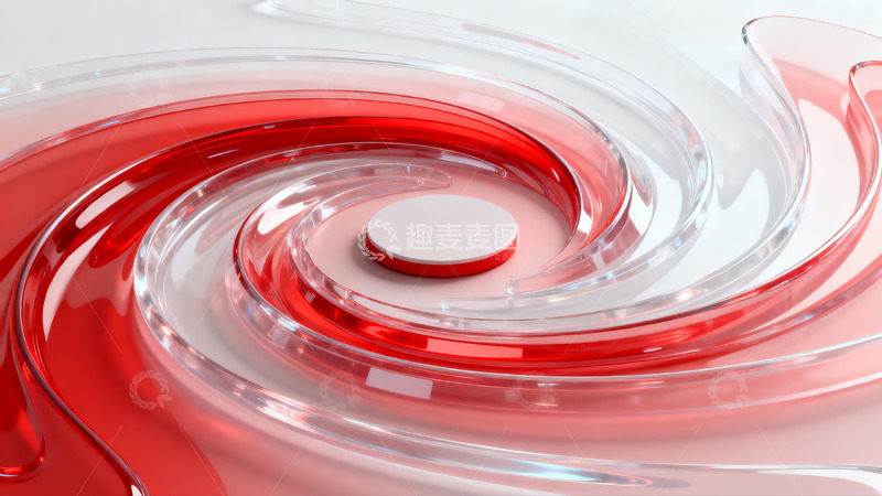 高清大图下载【趣麦麦图】不规则螺旋抽象流动感渐变背景