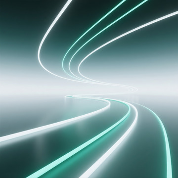 流畅墨绿线条背景