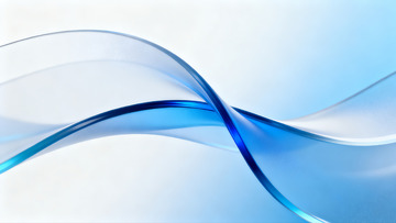 蓝白色渐变波浪背景