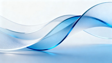 蓝白色渐变波浪背景